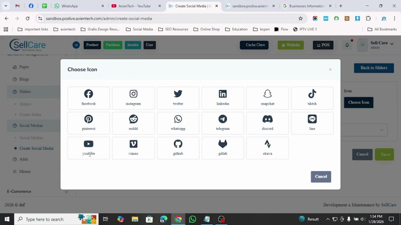 Social Media—How to Manage Social Media with Our SellCare software