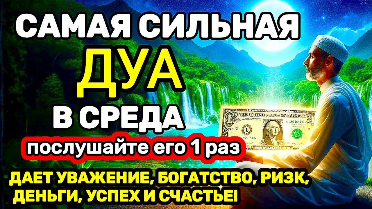 САМАЯ СИЛЬНАЯ Дуа в СРЕДА Все желания сбываются , Этот Дуа изменит вашу жизнь