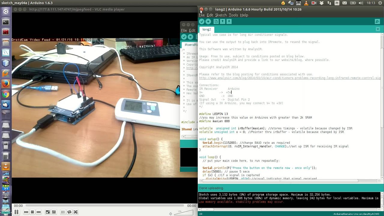 Capturando e enviando códigos infravermelho de ar-condicionado com o Arduino - SendRaw