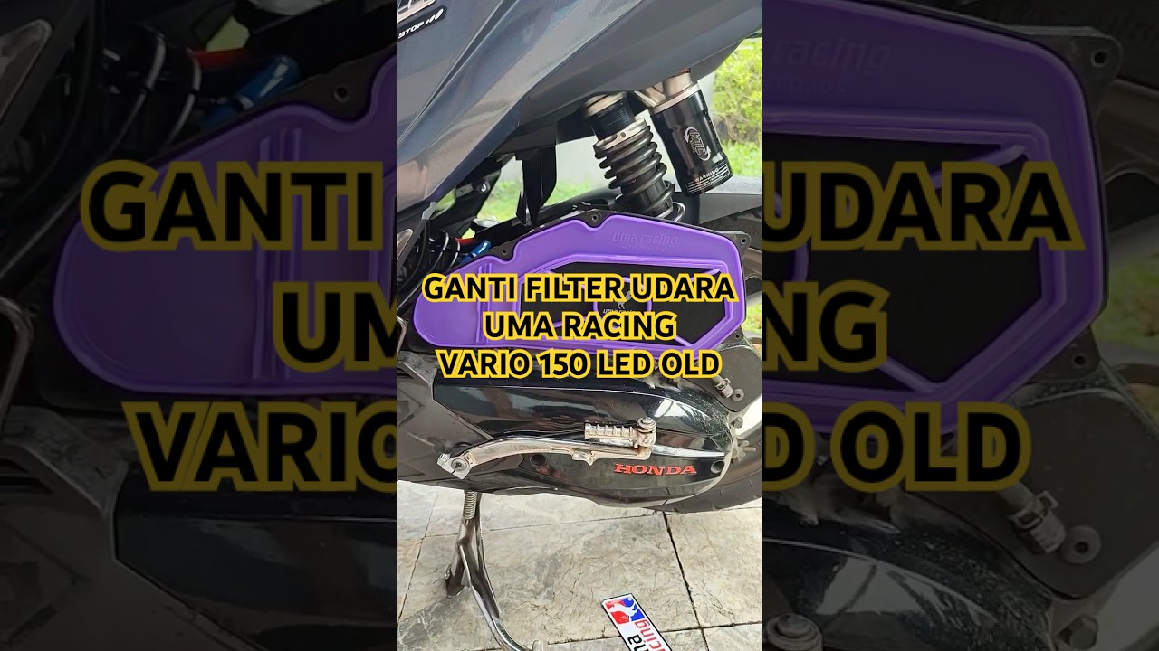 Installing Air Filter From UMA Racing for Vario 150/125 #vario #filter #umaracing #honda