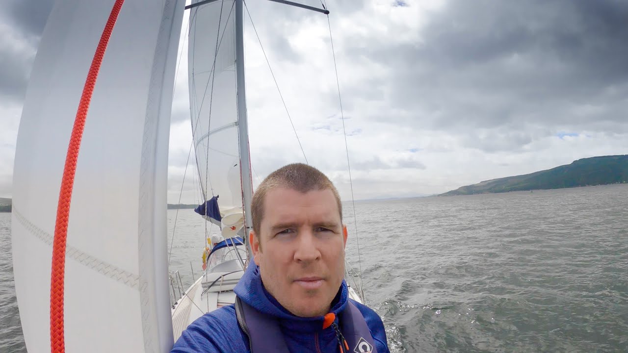[Ep 8] Single handed Sailing, Largs to Holy Loch Marina, West Coast of Scotland. Hanse 385.