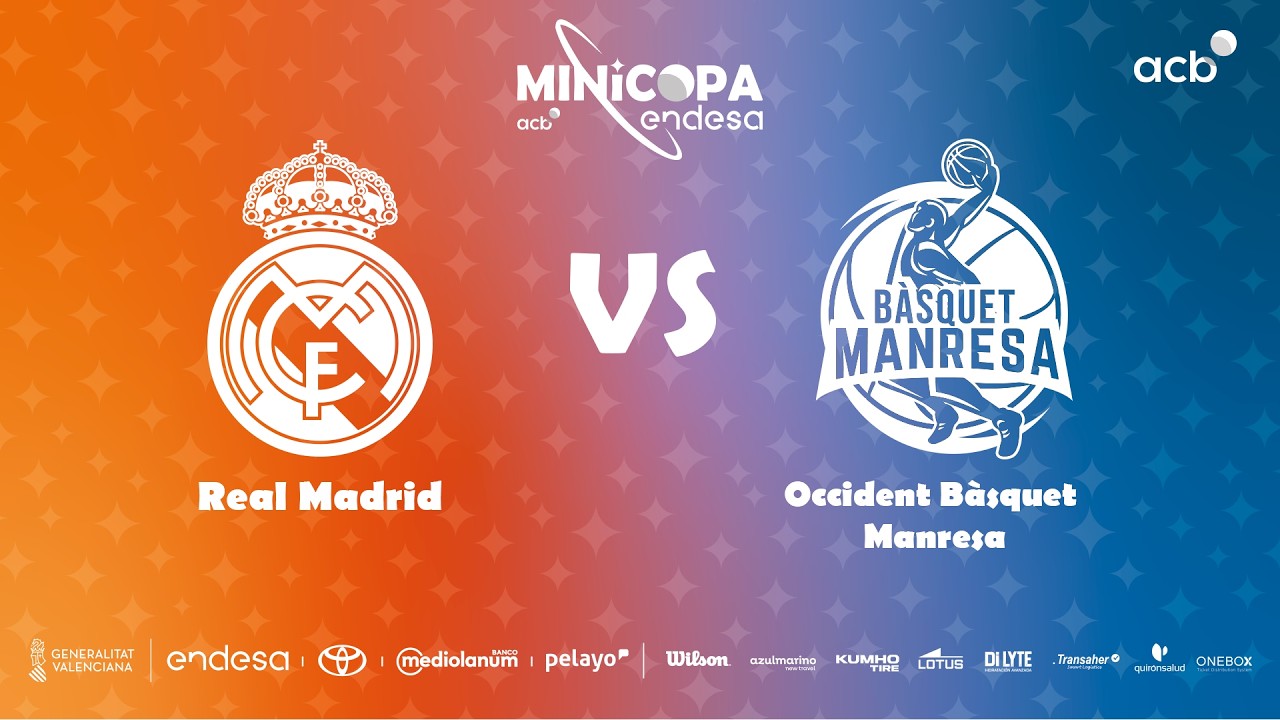 🔴 DIRECTO: Real Madrid – Occident Bàsquet Manresa | Minicopa Endesa Valencia 2026