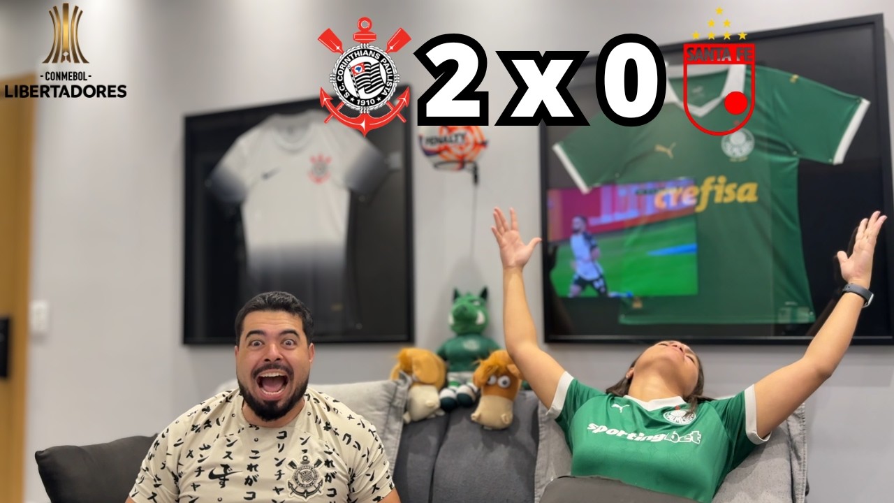 REACT REA&Ccedil;&Otilde;ES CORINTHIANS x SANTA F&Eacute; | Casal Rivalidade