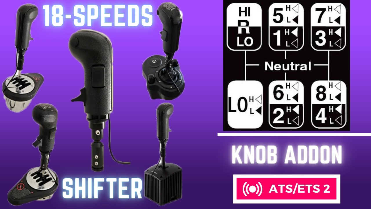 The Best H-SHIFTER Invention Ever - 18 SPEED SHIFTER KNOB ADDON | MANUAL SHIFTING