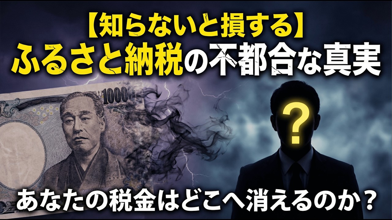 【知らないと損する】ふるさと納税の不都合な真実。あなたの税金はどこへ消えるのか？
