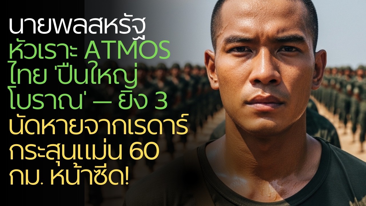 นายพลสหรัฐหัวเราะ ATMOS ไทย 'ปืนใหญ่โบราณ' — ยิง 3 นัดหายจากเรดาร์ กระสุนแม่น 60 กม. หน้าซีด!