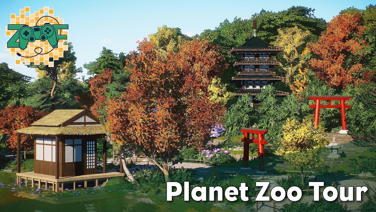 Mini Japanese Garden | Mini Zoo Competition WINNER | Planet Zoo Tour