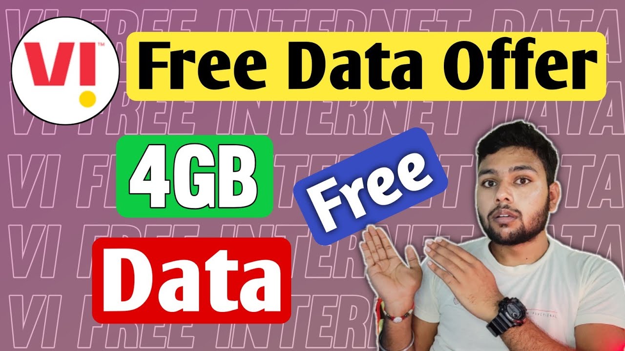Vi 4GB Free Data Offer 2022 | Vi Free internet data Offer | Vi me free internet kaise chalaye