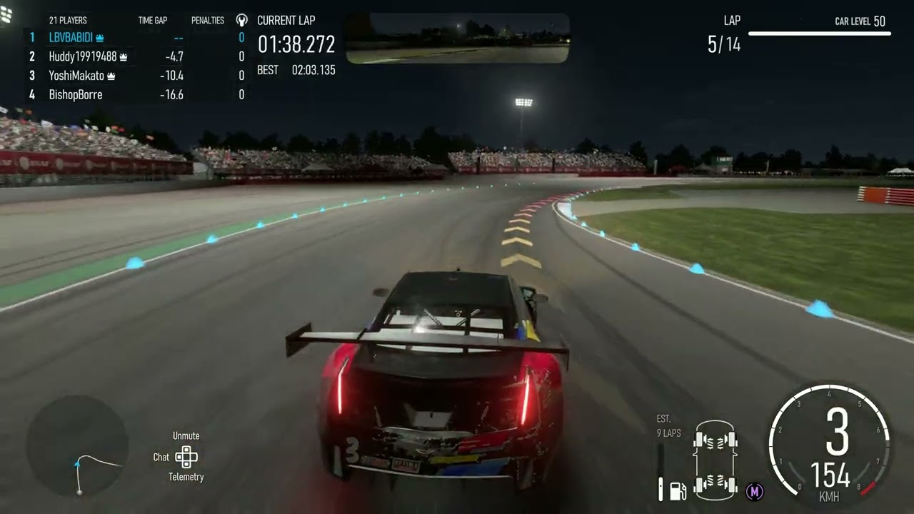 Forza Motorsport - Silverstone GT with Cadillac at Night