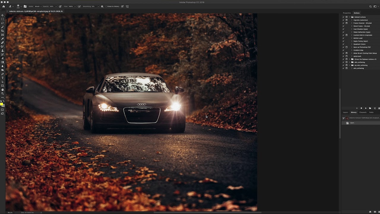 Adding a creative tone to a photo