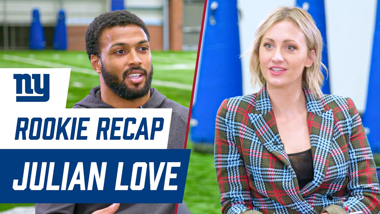 Madelyn Burke Sits Down with Julian Love to Recap his Rookie Season | New York Giants