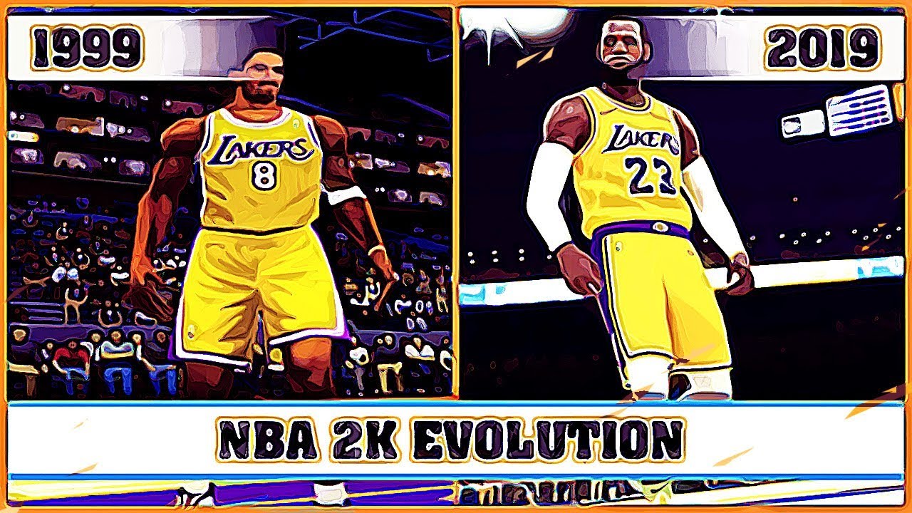 NBA 2K evolution [1999 - 2019]