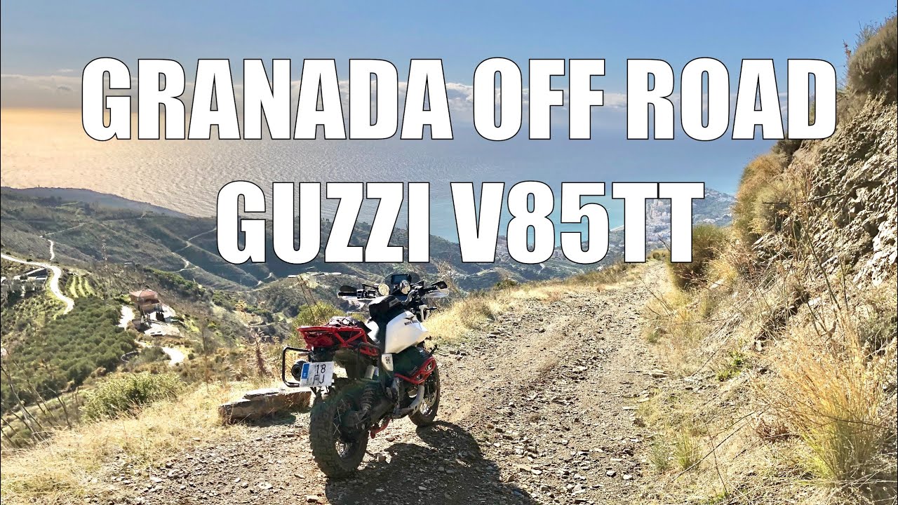 Ruta Off Road en Granada, España 🇪🇸 | Moto Guzzi V85TT | 4K