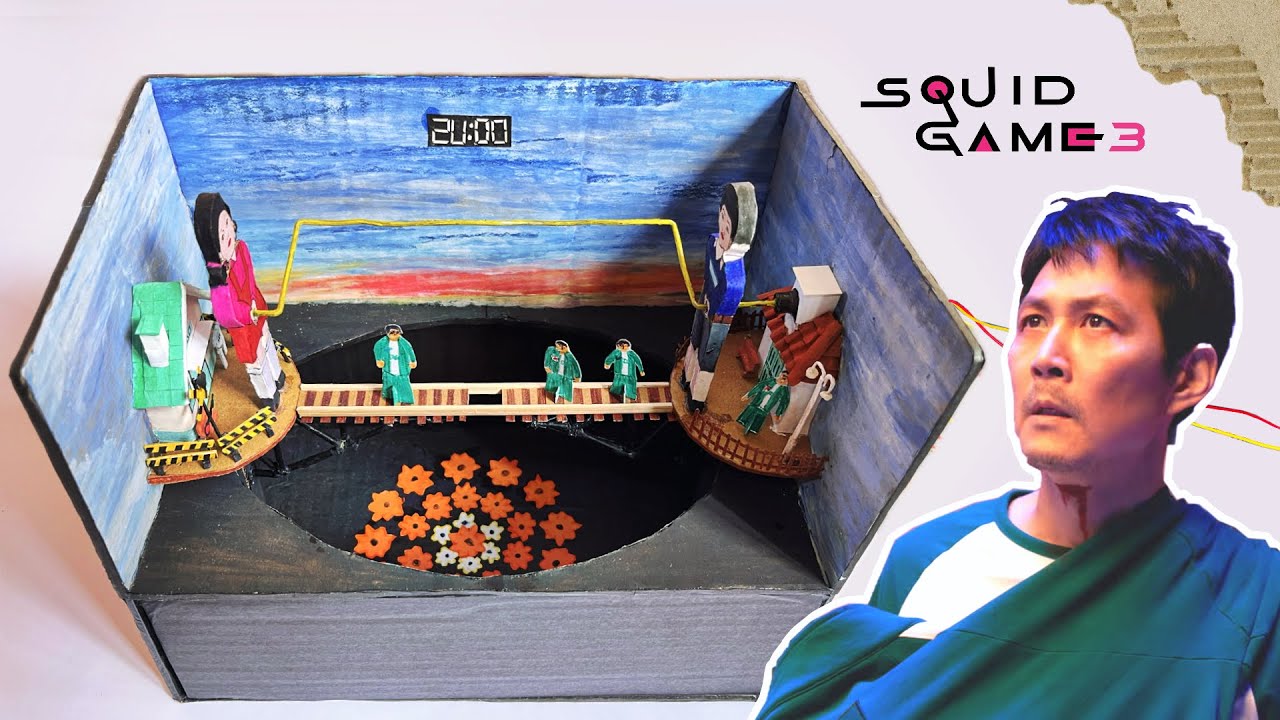 ADD MOTOR IN JUMP ROPE GAME | How To Make Jump Rope Game | Squid Game Jump Rope | DIY Squid Game