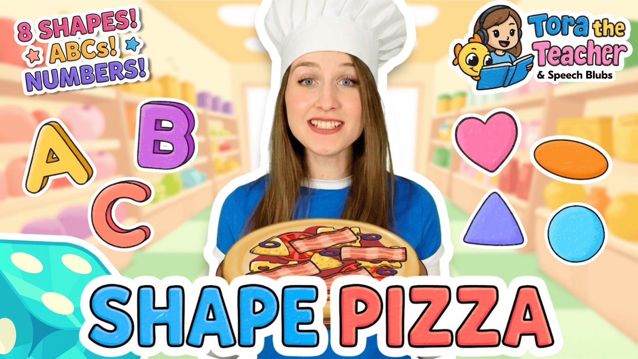 Let’s Make a Shape Pizza! 🍕 Learn Shapes & Numbers for Toddlers | Preschool Learning