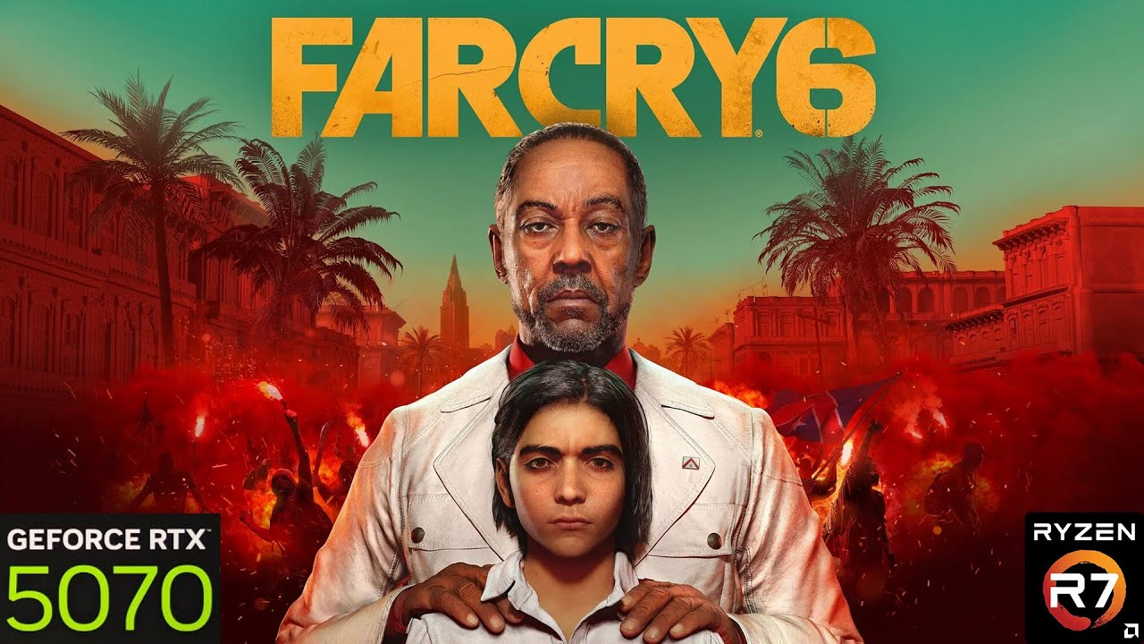 RTX 5070 - Far Cry 6 - 1440p 1080p
