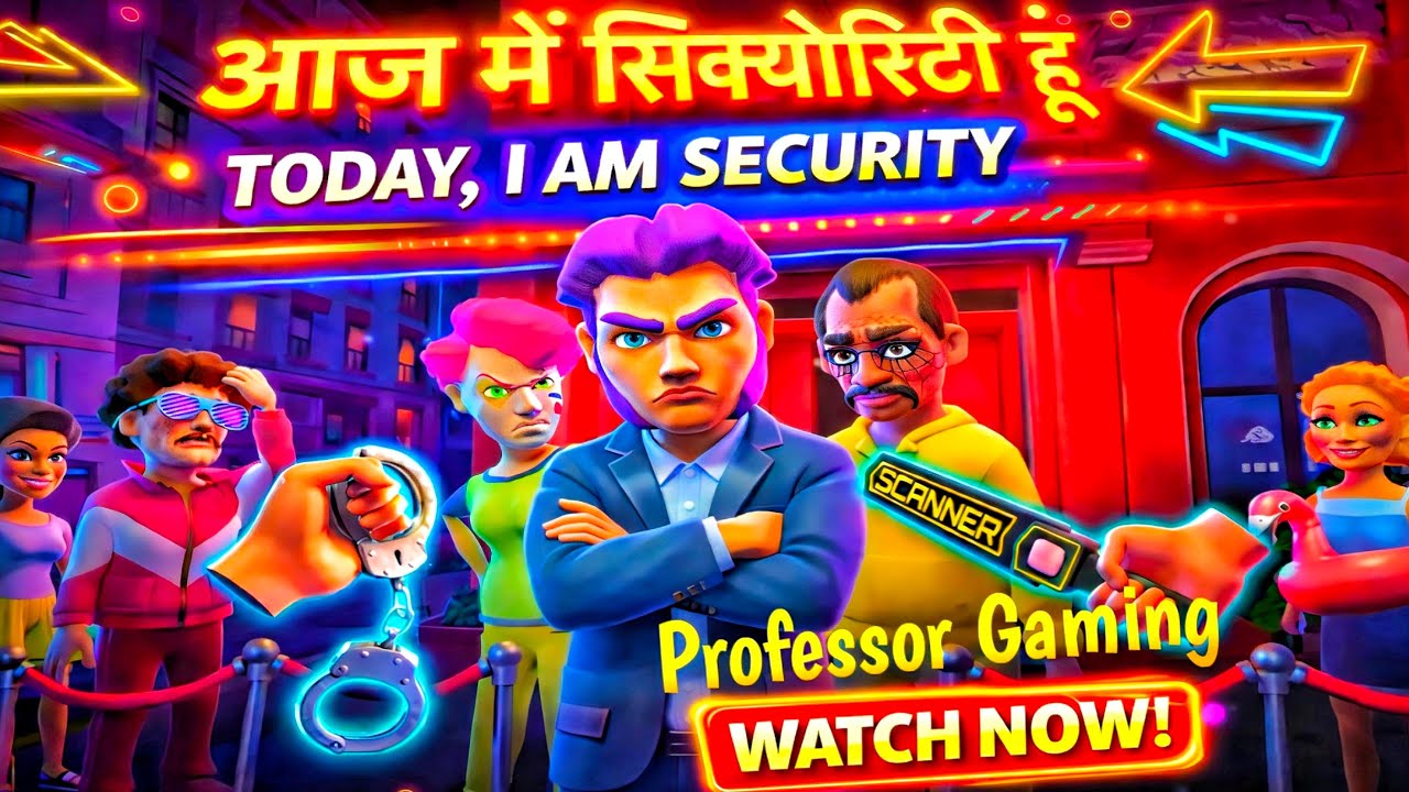 No Entry! Aaj Main Security Hoon 🚨🤙 | Professor Gaming 👹 |