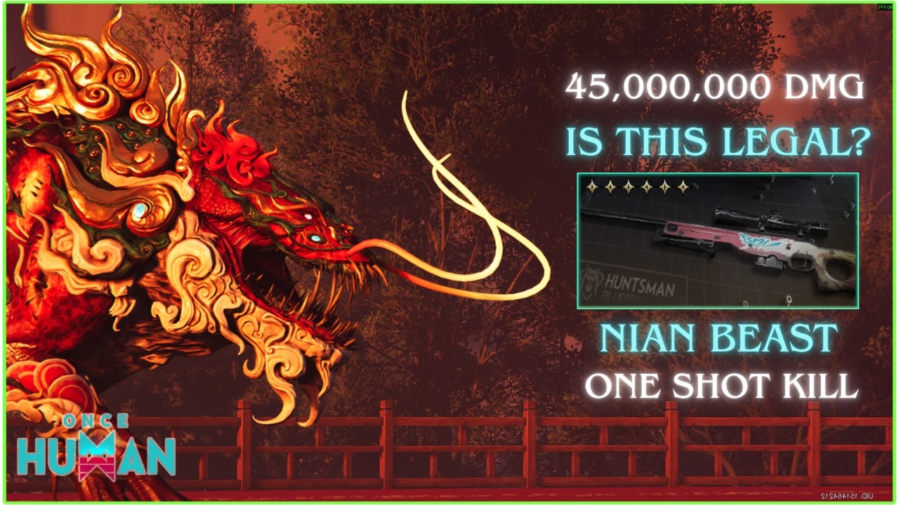 Испытание Ниан-Зверя с первого раза | ONCE HUMAN #oncehuman #oncehumanguide #mmo #openworld