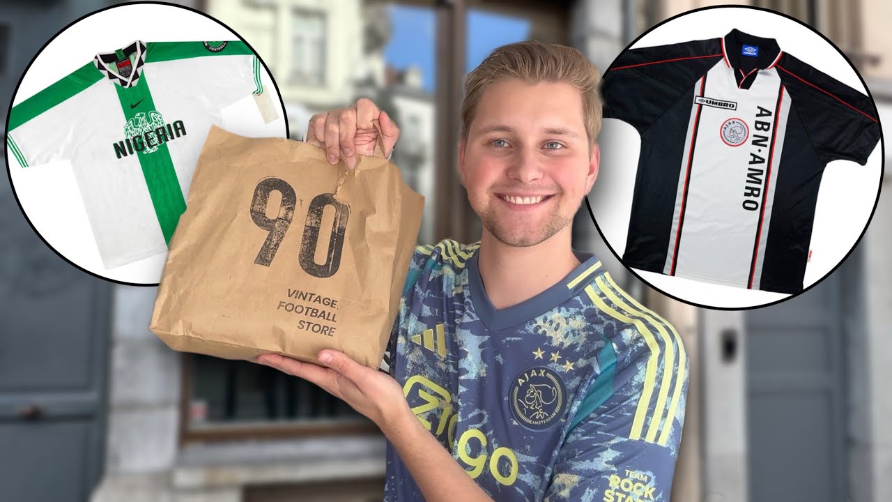 GOING FOOTBALL SHIRT SHOPPING AT 90 VINTAGE FOOTBALL STORE!!