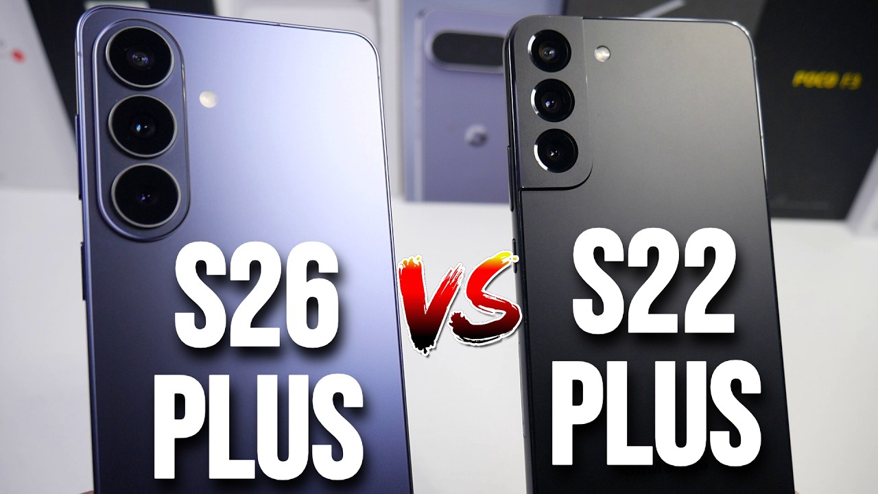 Samsung Galaxy S22 Plus VS Samsung Galaxy S26 Plus - Should You Upgrade? (Cameras, Speed & More)