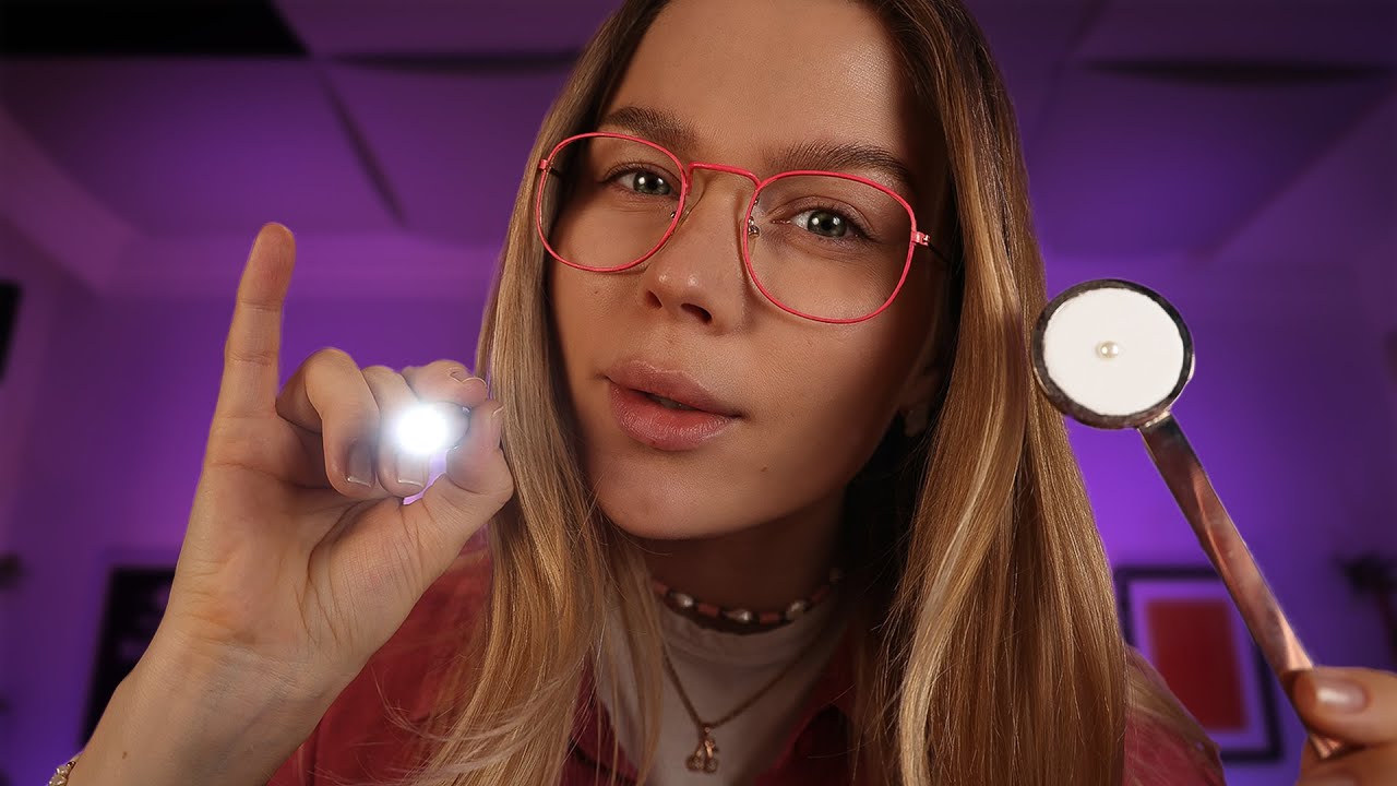 ASMR Medical Home Visit ✨ Nurse Lizi Helps You Sleep with Gentle Tests