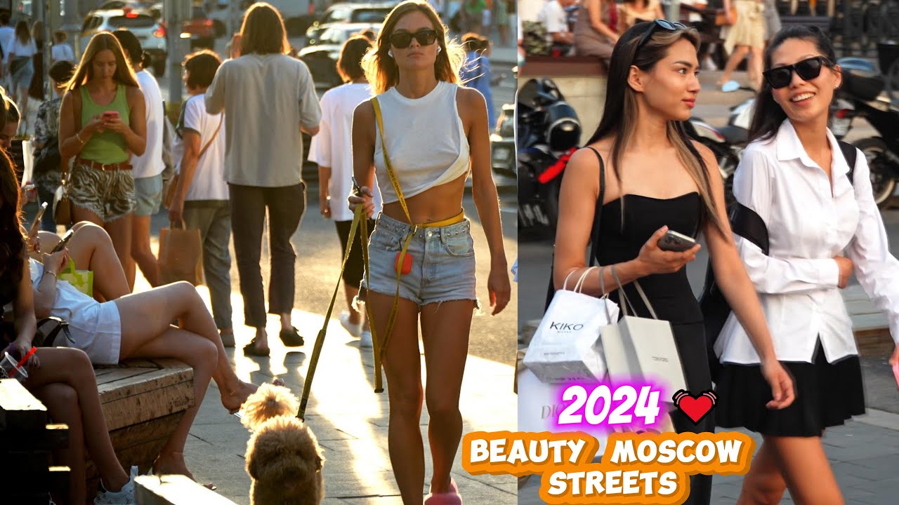 💓Evening walk along the beautiful streets of Moscow