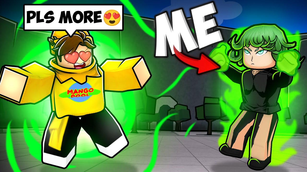 I TROLLED My FRIEND as TATSUMAKI and He FELL FOR IT... (Roblox The Strongest Battlegrounds)