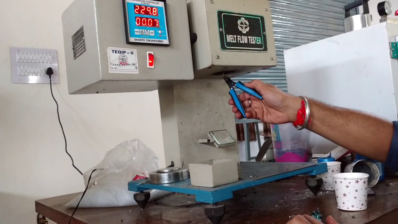 Melt Flow Index (MFI) Testing