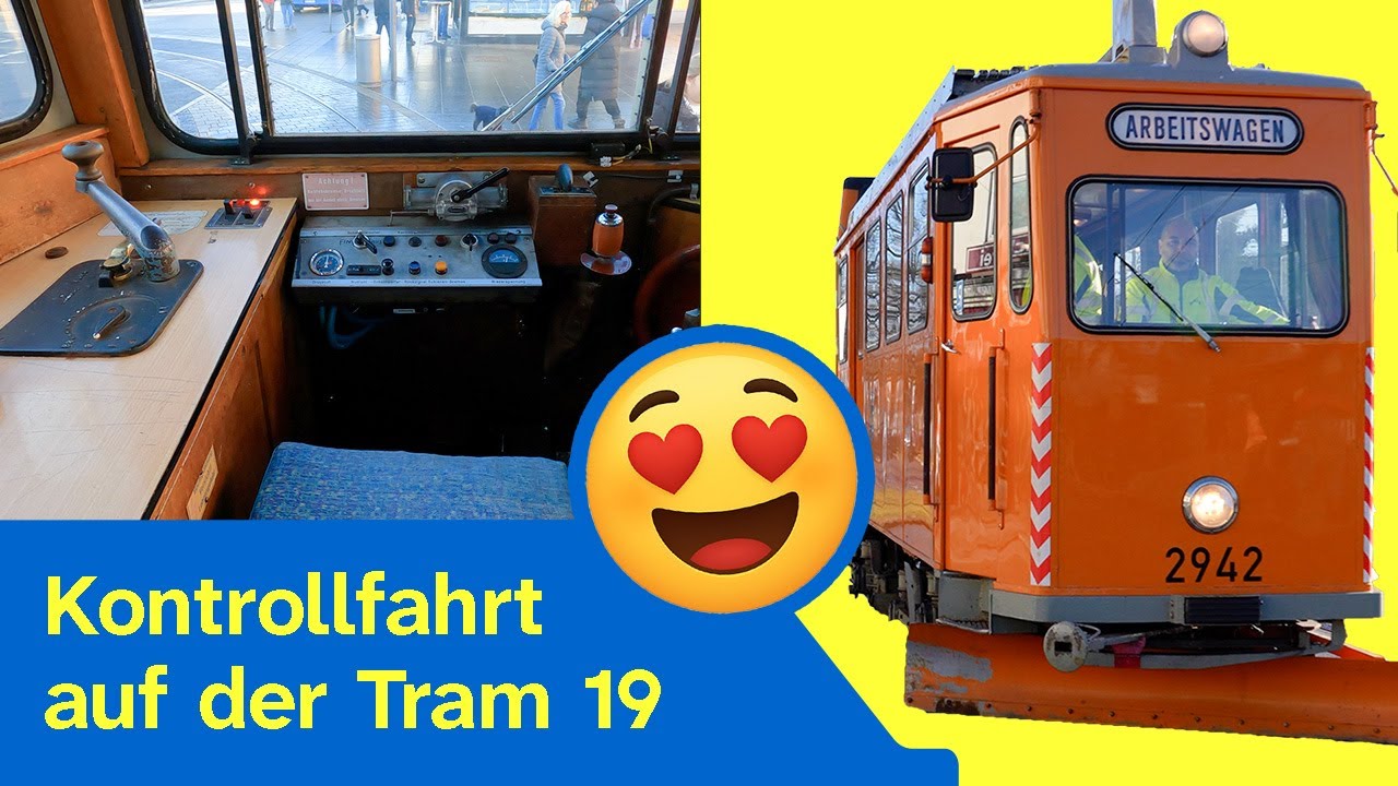 Unterwegs mit dem Fahrdrahtkontrollwagen in München