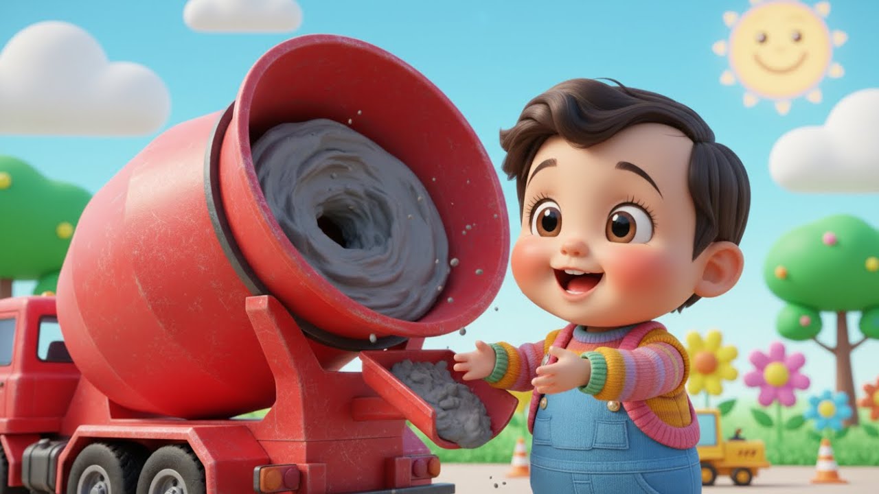 Песенка про строительную технику | Детская песенка и колыбельные для детей | Экскаваторы, экскава...