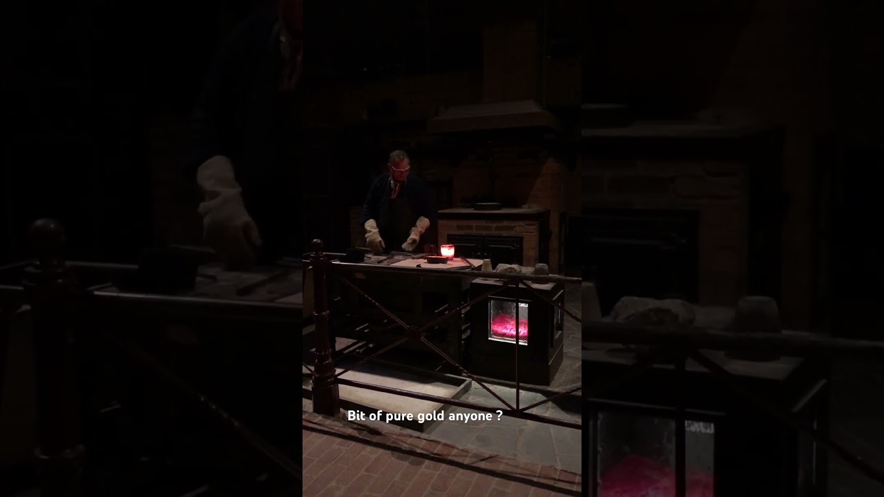 Gold smelting at Sovereign Hill Ballarat 