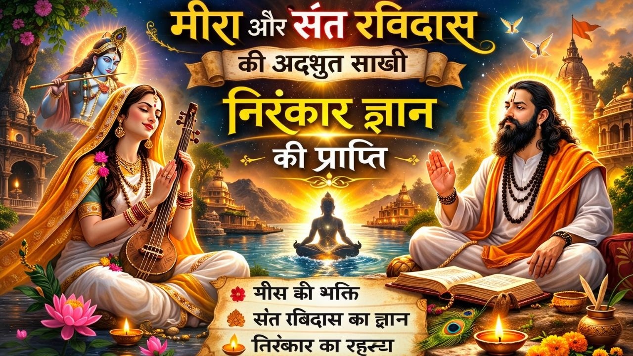 मीरा और संत रविदास की अद्भुत साखी | निरंकार ज्ञान की प्राप्ति | Bhakti Story in Hindi