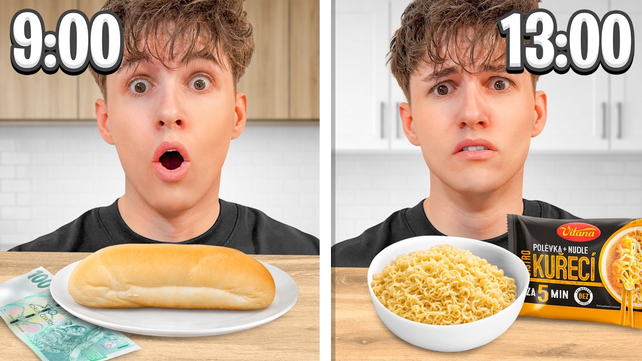PŘEŽIJU 24H SE 100KČ NA JÍDLO?
