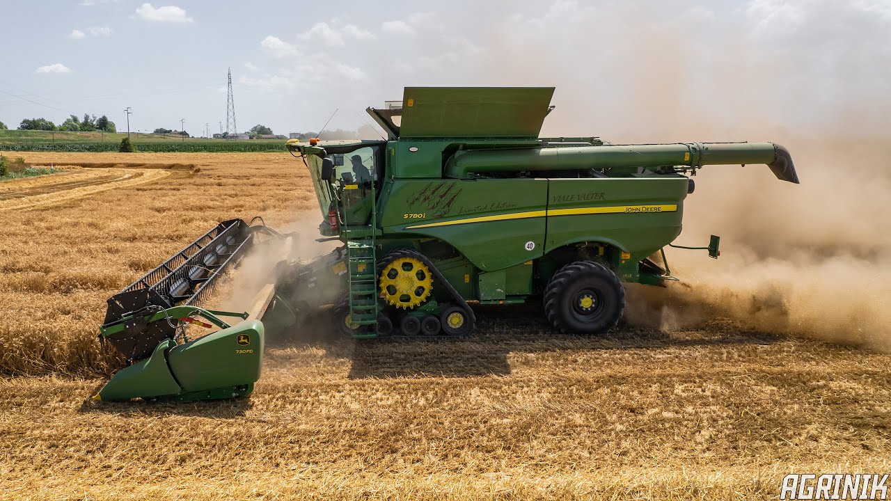 Trebbiatura Grano 2022 con John Deere S780i Limited Edition 🌾 | Viale