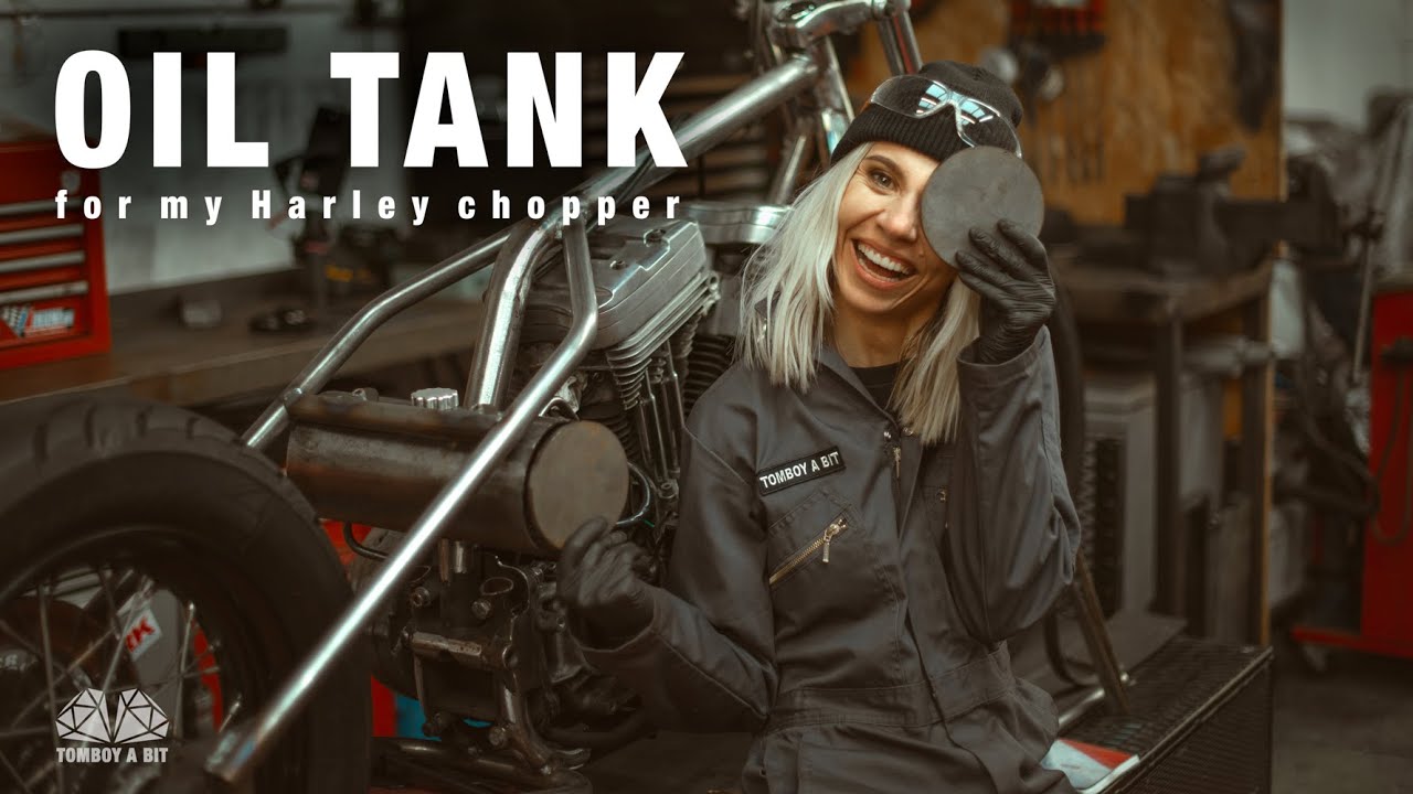 Making Oil Tank / My Harley Davidson Bobber Chopper Build
