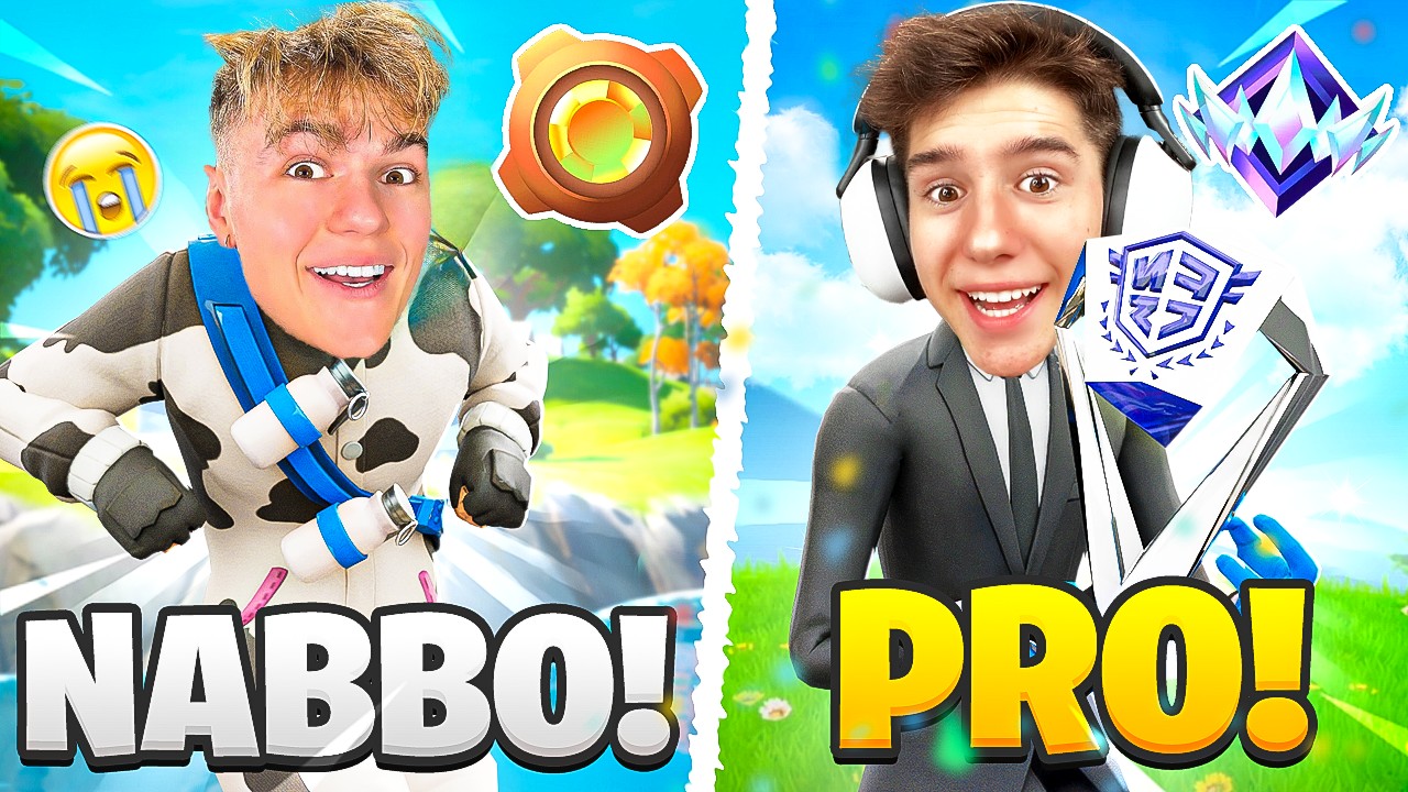 NABBI vs PRO in RANKED, SFIDA di TEAM!! Su Fortnite