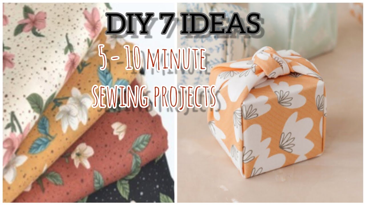 Nice and Useful Gifts / 10 Minute Sewing Projects / 7 DIY Ideas / Sewing tips and tricks
