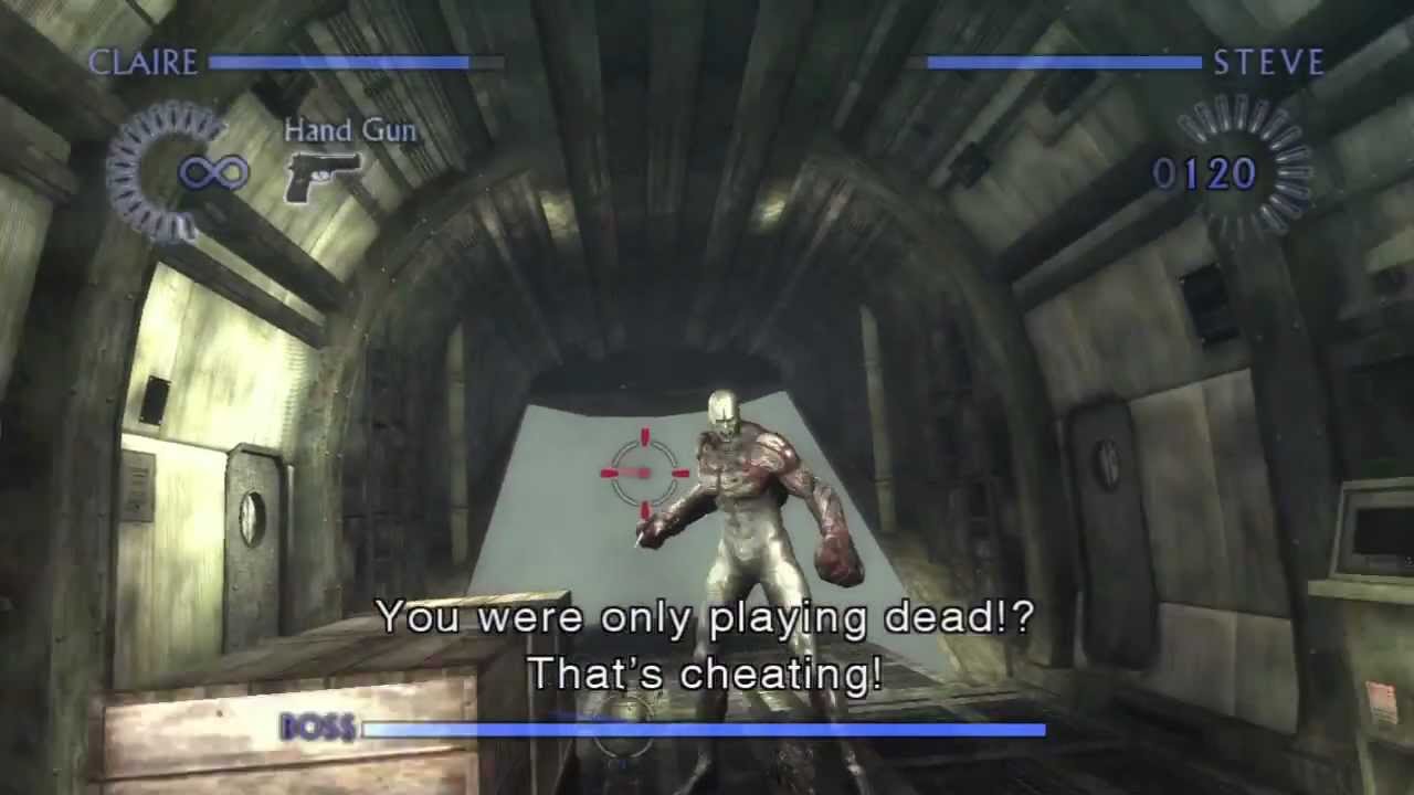 Resident Evil: The Darkside Chronicles HD Collection Co-op - Tyrant - Part 14