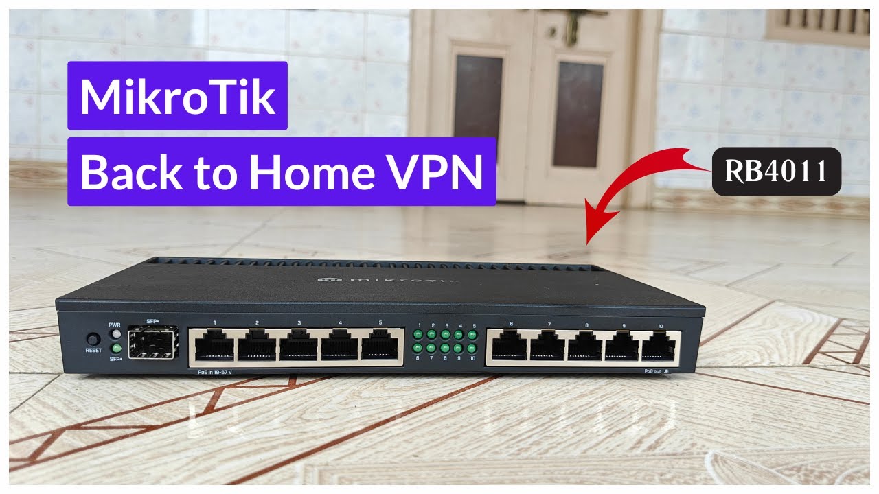 Как настроить Back to Home VPN на роутере MikroTik | Пошаговое руководство |