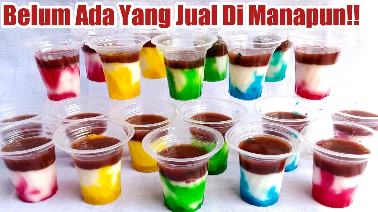 JAJANAN LARIS DI TK & SD!! TITIP DI KANTIN LANGSUNG ABIS!! | IDE JUALAN PUDING 2000AN MODAL EKONOMIS