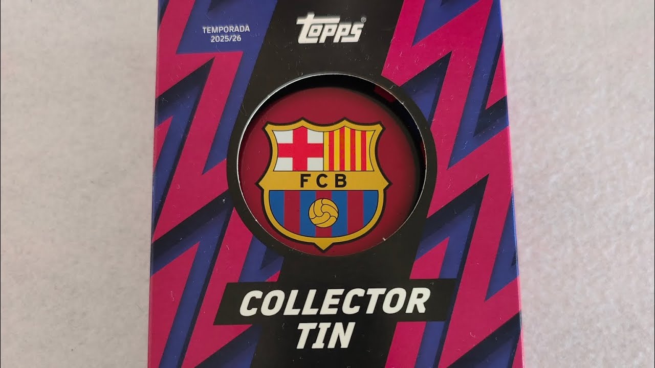 Topps collector tin FC Barcelona 25/26