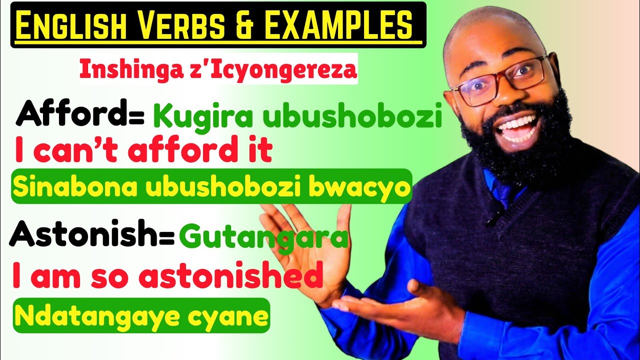 L683: Ukeneye Kuvuga Icyongereza Ugategwa? Menya aya Magambo y'Icyongereza