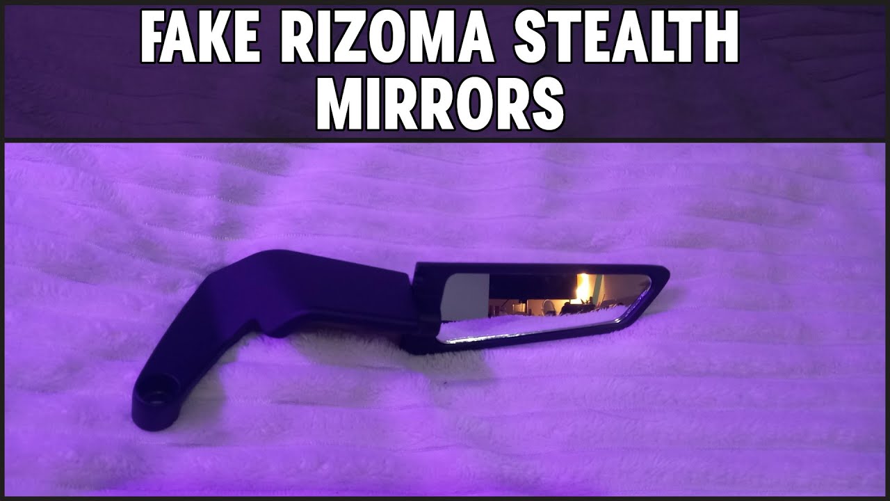 I tried fake Rizoma Stealth mirrors