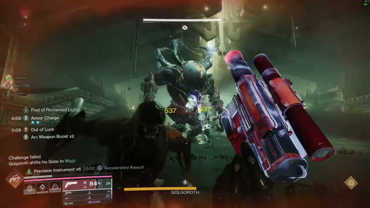 Destiny 2 Trio 1 Phase Golgoroth (Reneages)
