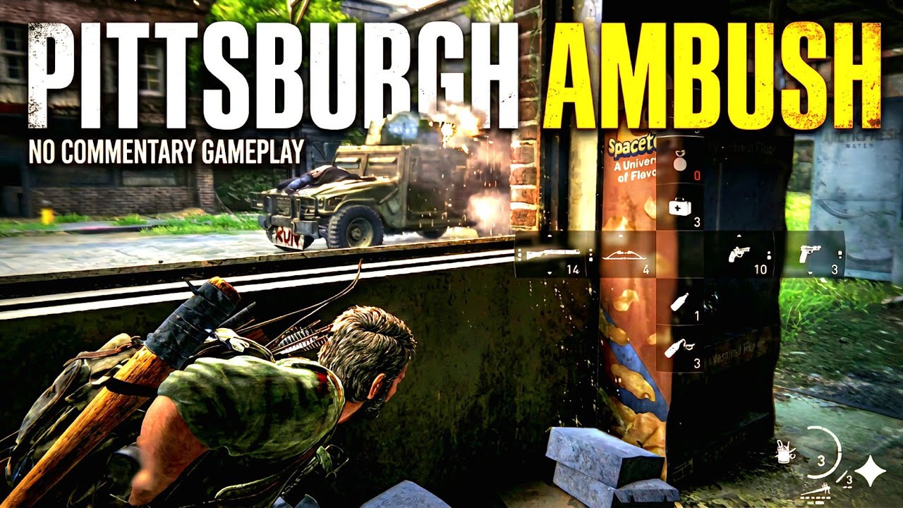 The Last of Us Part I (PS5) – Pittsburgh Ambush & The Bridge Gameplay