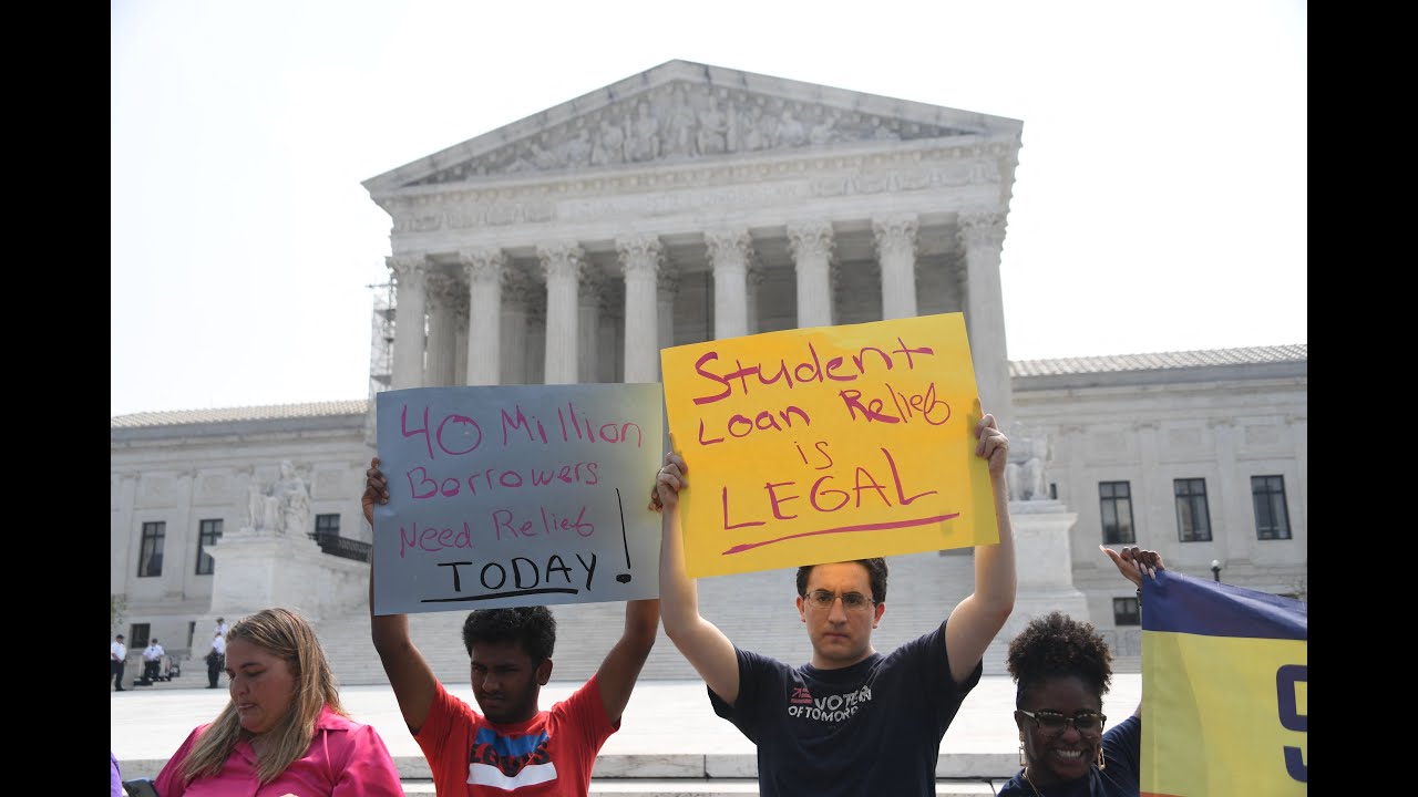 LIVE: Activists Protest After Supreme Court Strikes Down Biden's Student Loan Forgiveness Program