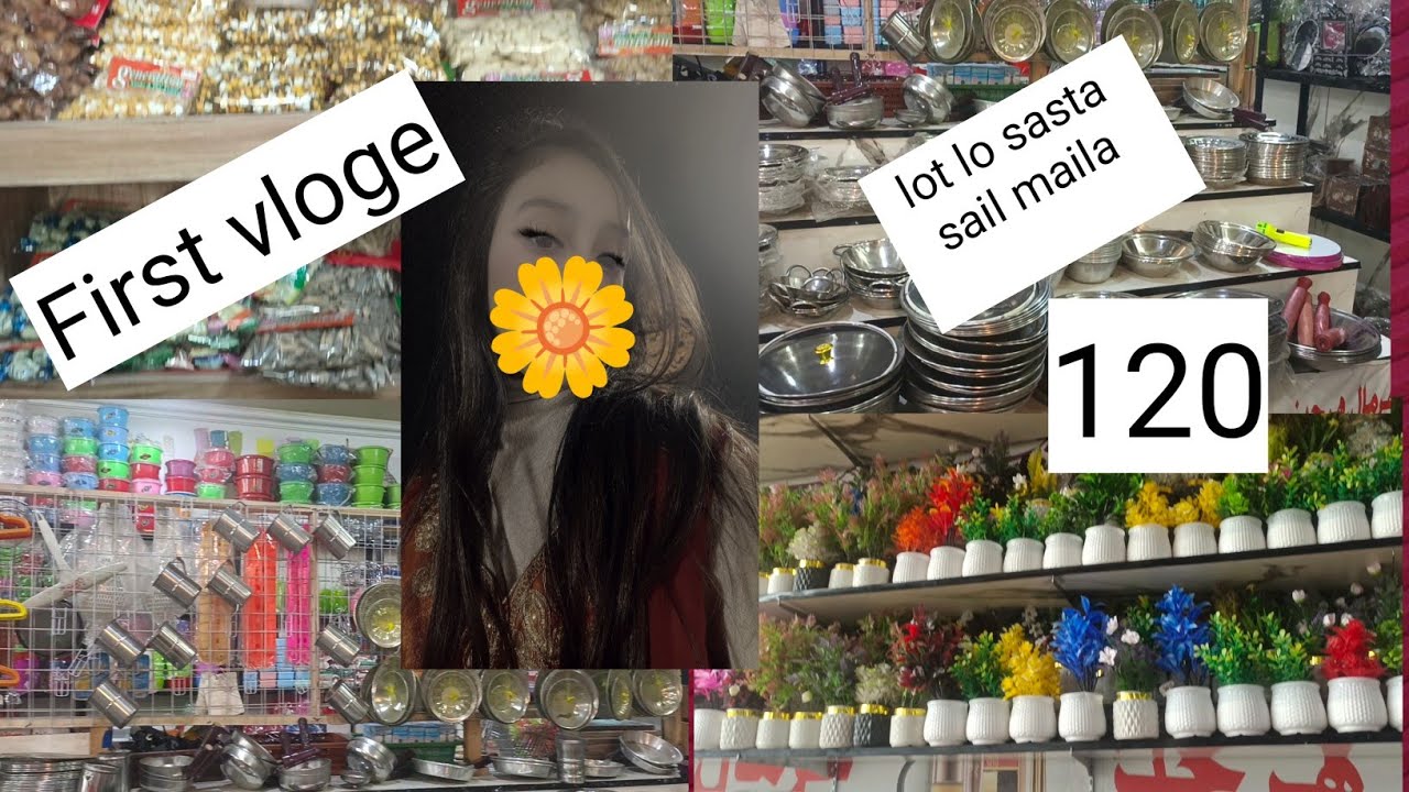 My first vloge || first vloge || every thing is just 120 RS #ham6yaar