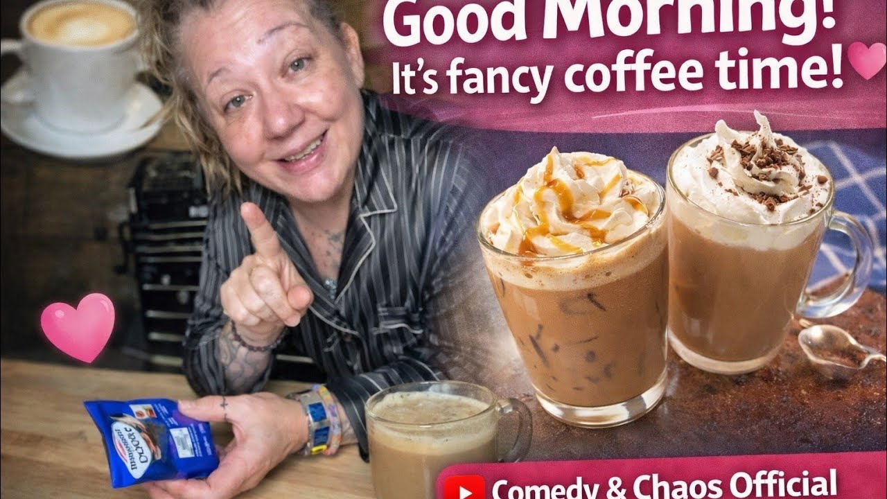 Good Morning! It's fancy coffee time!🩷_Comedy and Chaos Official 