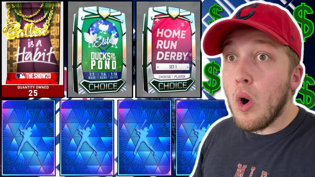i saved my packs and OPENED THEM ALL AT ONCE.. DIAMONDS ON TOP OF DIAMONDS! MLB The Show 20
