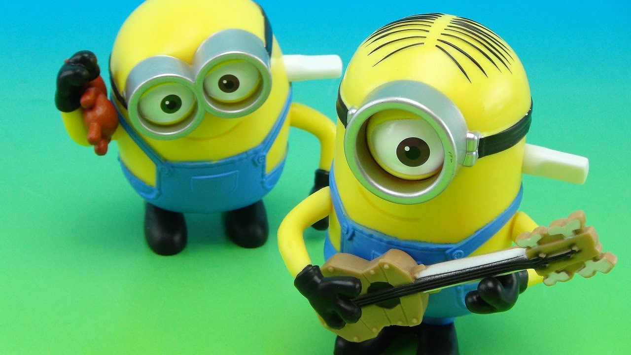 GUITAR STRUMMING STUART MINIONS MOVIE WIND-UP TOY REVIEW